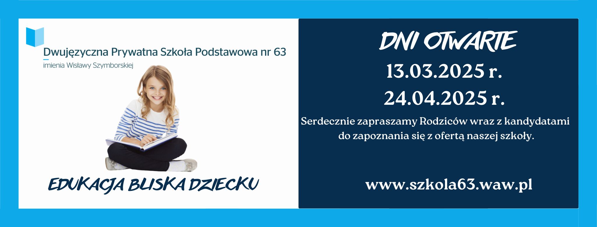 Dni otwarte Szkola Podstawowa nr 63